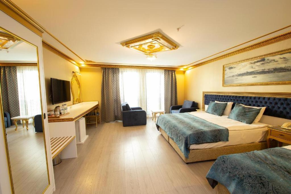 Phosphorion Hotel Istanbul Eksteriør billede Family room