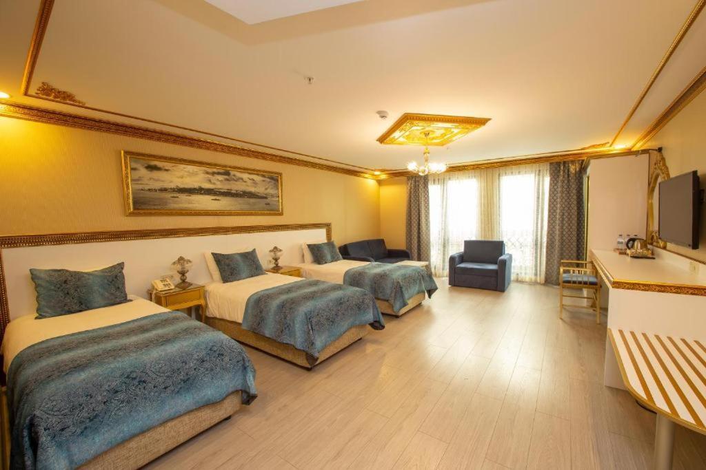 Phosphorion Hotel Istanbul Eksteriør billede Family room