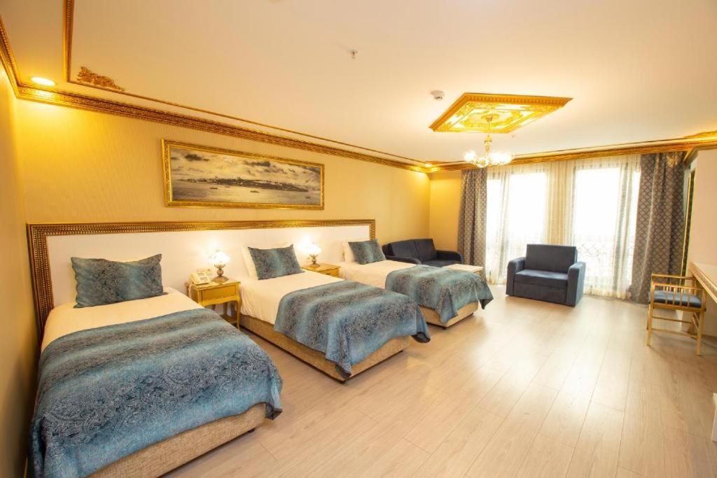 Phosphorion Hotel Istanbul Eksteriør billede Family room